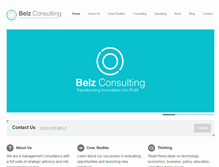 Tablet Screenshot of belzconsulting.com